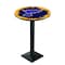 Holland Bar Stool Co 36" Blk Wrinkle St Louis Blues Pub Table L217B3628STLBlu - alternate 1
